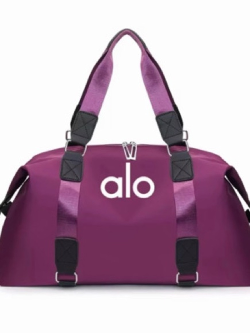 ALO Yoga Purple Magenta Travel Duffel